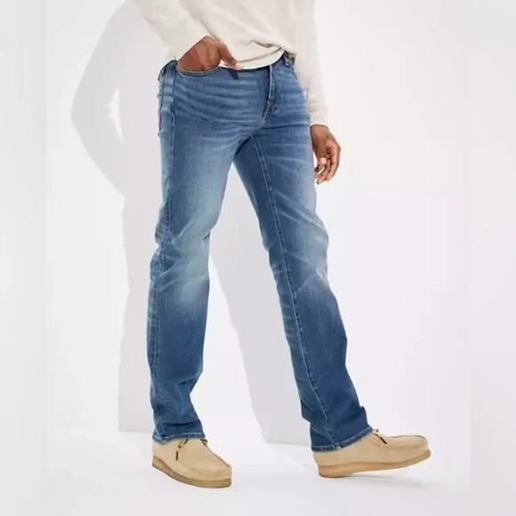 American Eagle Outfitters Other - American Eagle Next Level Flex Blue Denim Original Boot Bootcut Jeans Size 31x31